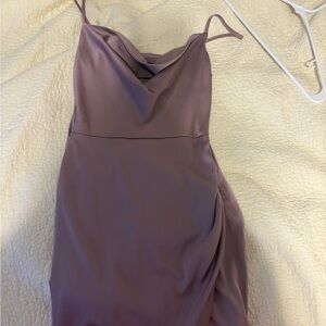 Nasty Gal Soft Purple Mini Dress
